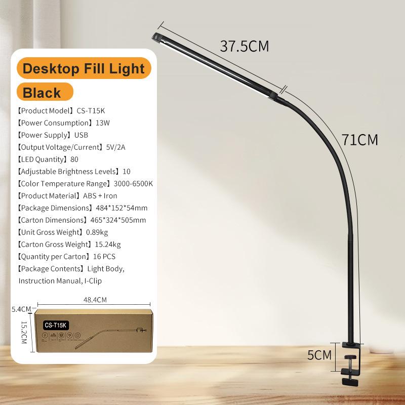 LED Clip-On Desk & Bedside Reading Light - USB Powered, Eye Protection, Perfect for Office or Dormitory USB Powered
LED Clip-On Desk & Bedside Reading Light - USB Powered, Eye Protection, Perfect for Office or Dormitory USB Powered