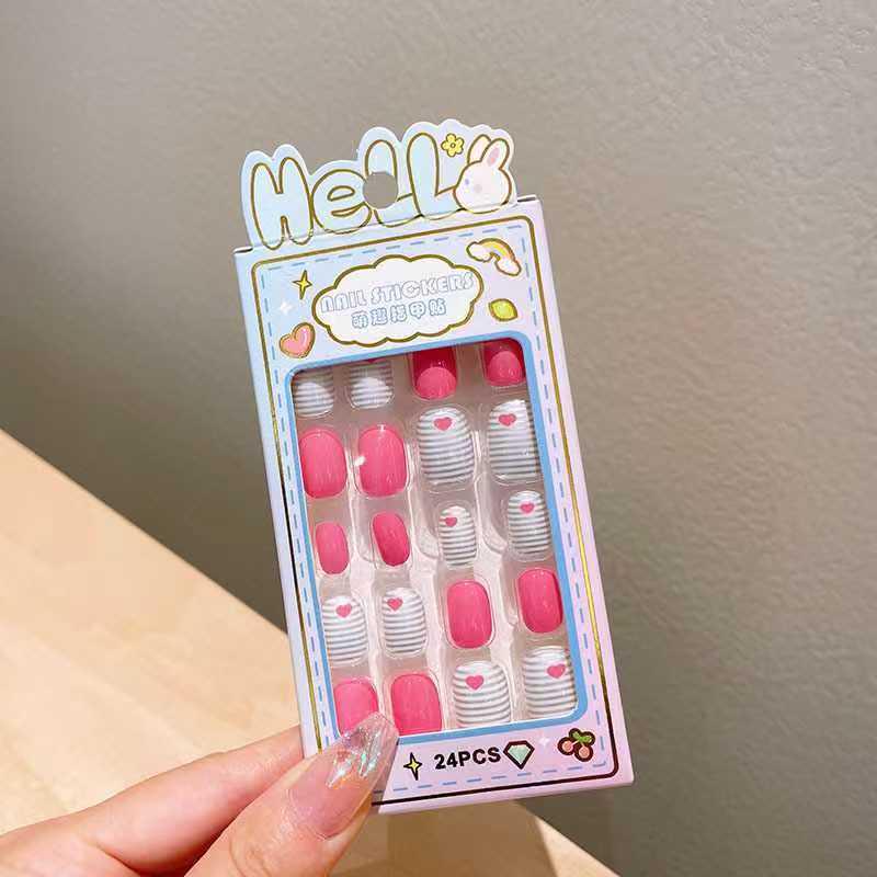 24 Съемные мультяшные наклейки для ногтей для девочек - Самоклеящиеся наклейки для пальцев
24 Съемные мультяшные наклейки для ногтей для девочек - Самоклеящиеся наклейки для пальцев