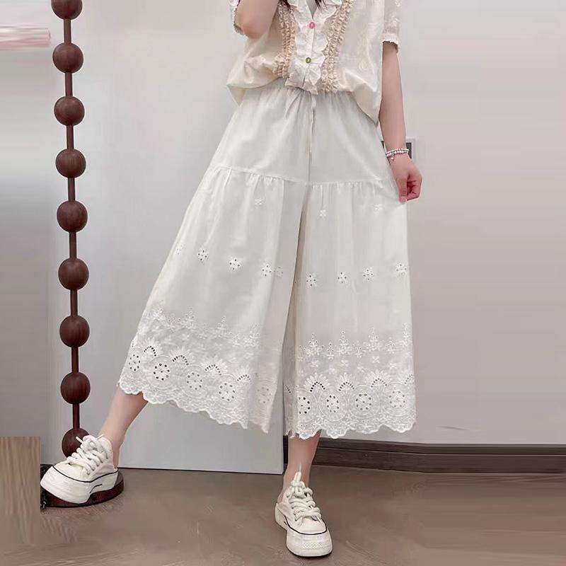 ZANZEA Women Casual Elastic Waist Loose Lace Crochet Patchwork Cropped Pants M білий
ZANZEA Women Casual Elastic Waist Loose Lace Crochet Patchwork Cropped Pants M білий