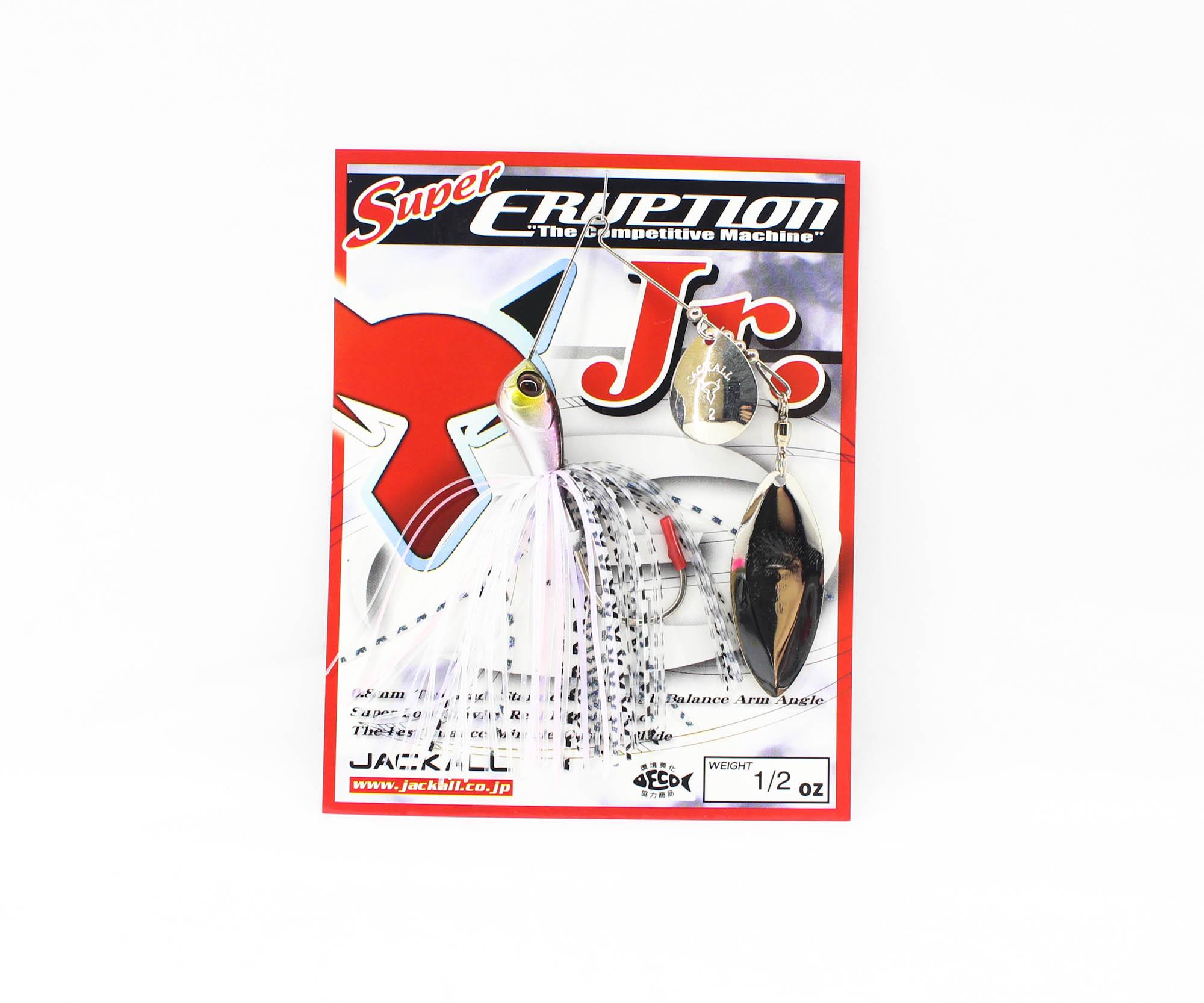 Jackall Spinner Bait Lure Super Eruption JR 1/2 oz Waka (6189) 
Jackall Spinner Bait Lure Super Eruption JR 1/2 oz Waka (6189)