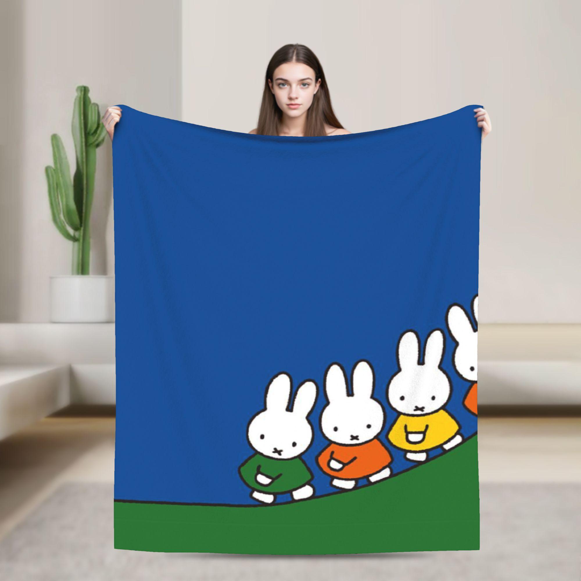 Super Soft M-Miffys Cute Rabbit Throw Blanket Premium Fleece Flannel Lightweight Bed Blanket Super Cozy Blankets All Season Use 30x40in
Super Soft M-Miffys Cute Rabbit Throw Blanket Premium Fleece Flannel Lightweight Bed Blanket Super Cozy Blankets All Season Use 30x40in
