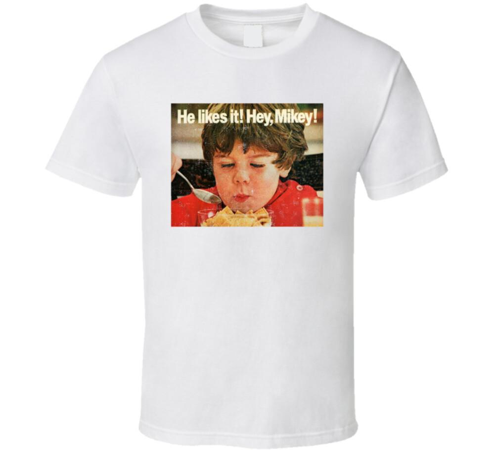 He Likes It Hey Mikey Life Cereal Most Memorable Vintage Ad Slogan T Shirt Mens Womens Tees Top S
He Likes It Hey Mikey Life Cereal Most Memorable Vintage Ad Slogan T Shirt Mens Womens Tees Top S