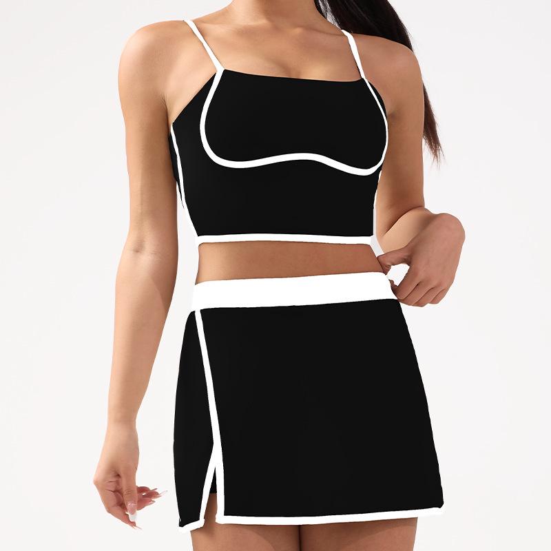 Cross-Border Color Block Yoga Set: Two-Piece Anti-Exposure Vest & Beautiful Back Sports Wear M
Cross-Border Color Block Yoga Set: Two-Piece Anti-Exposure Vest & Beautiful Back Sports Wear M