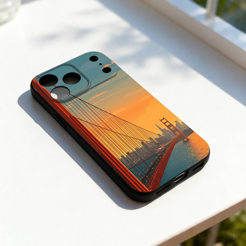 Golden Bridge San Franciscos Phone Case For iPhone 11,12,13,14,15,16,17,Pro,Max,Plus,E,SE4,Air,Mini Black Soft Cover iPhone12
Golden Bridge San Franciscos Phone Case For iPhone 11,12,13,14,15,16,17,Pro,Max,Plus,E,SE4,Air,Mini Black Soft Cover iPhone12
