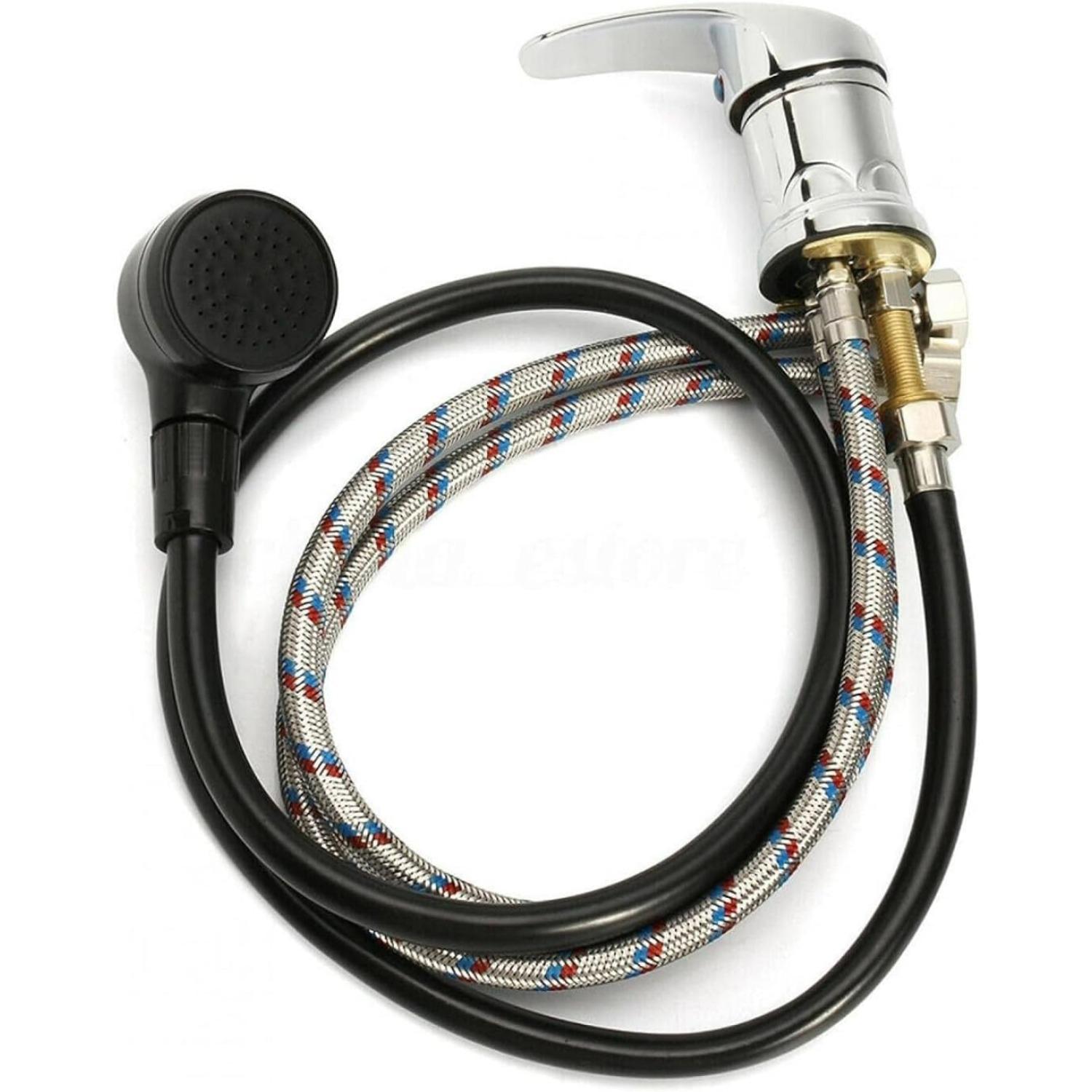 Water Faucet Set Zinc Alloy Shampoo Bowl Faucet with Hose,Durable for Home & Salon Spa Sink,Hot Cold Mixer Sprayer Hose Replacement Part Set Z
Water Faucet Set Zinc Alloy Shampoo Bowl Faucet with Hose,Durable for Home & Salon Spa Sink,Hot Cold Mixer Sprayer Hose Replacement Part Set Z