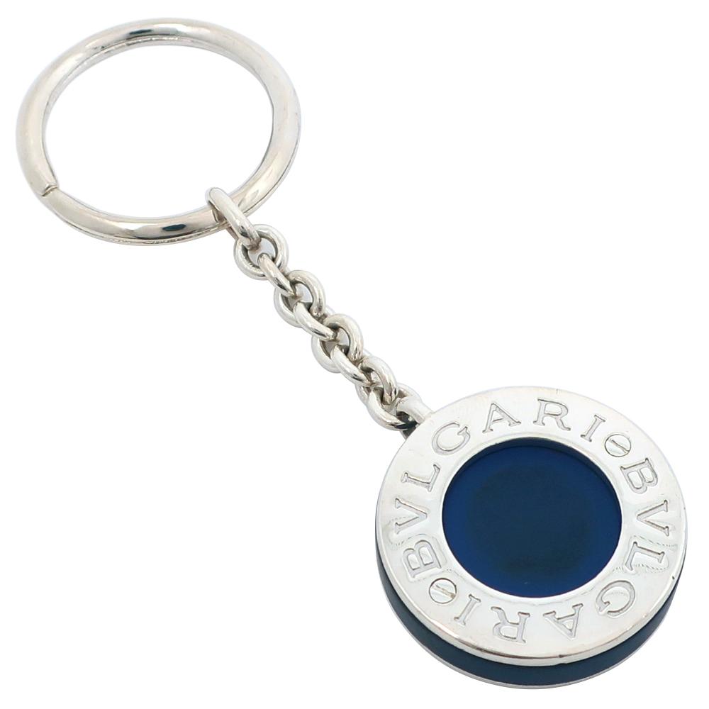 BVLGARI Bvlgari Bvlgari key ring Key ring Navy blue Silver925/rubber unisex Used
BVLGARI Bvlgari Bvlgari key ring Key ring Navy blue Silver925/rubber unisex Used