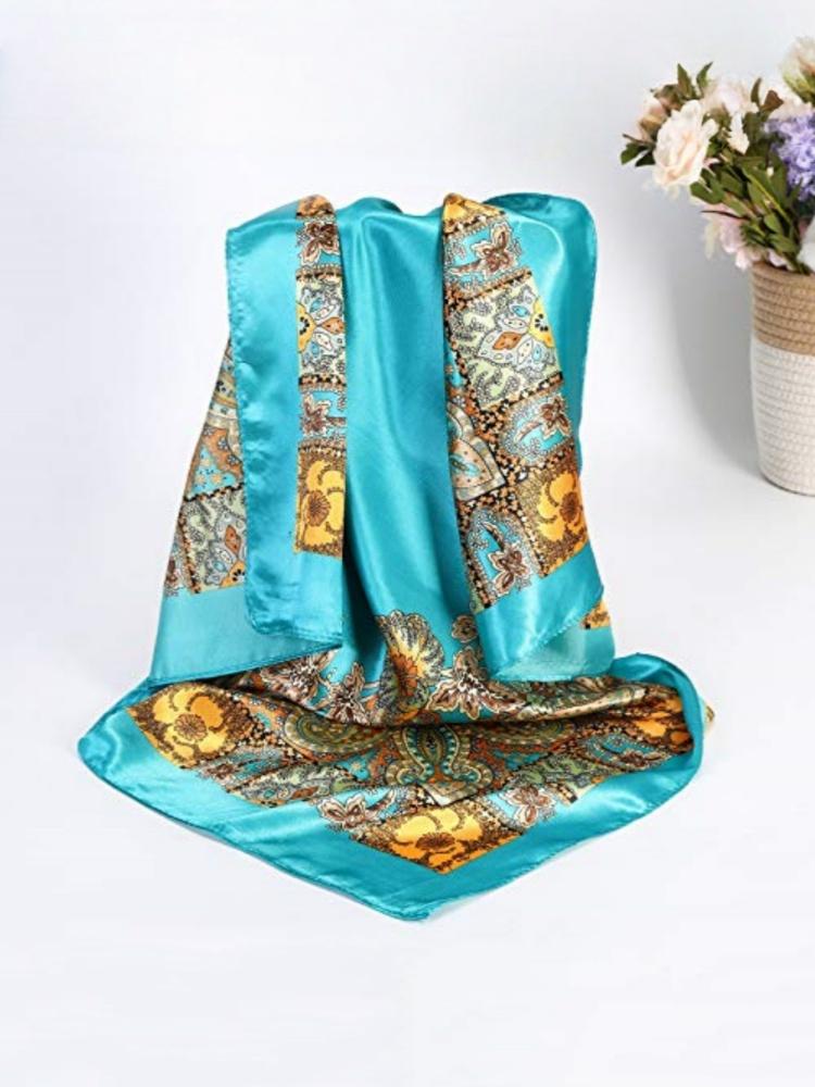 Women s satin large square headscarf, imitation silk neck scarf, printed silk scarf, sleeping headscarf, satin silk scarf королівський синій колір
Women s satin large square headscarf, imitation silk neck scarf, printed silk scarf, sleeping headscarf, satin silk scarf королівський синій колір