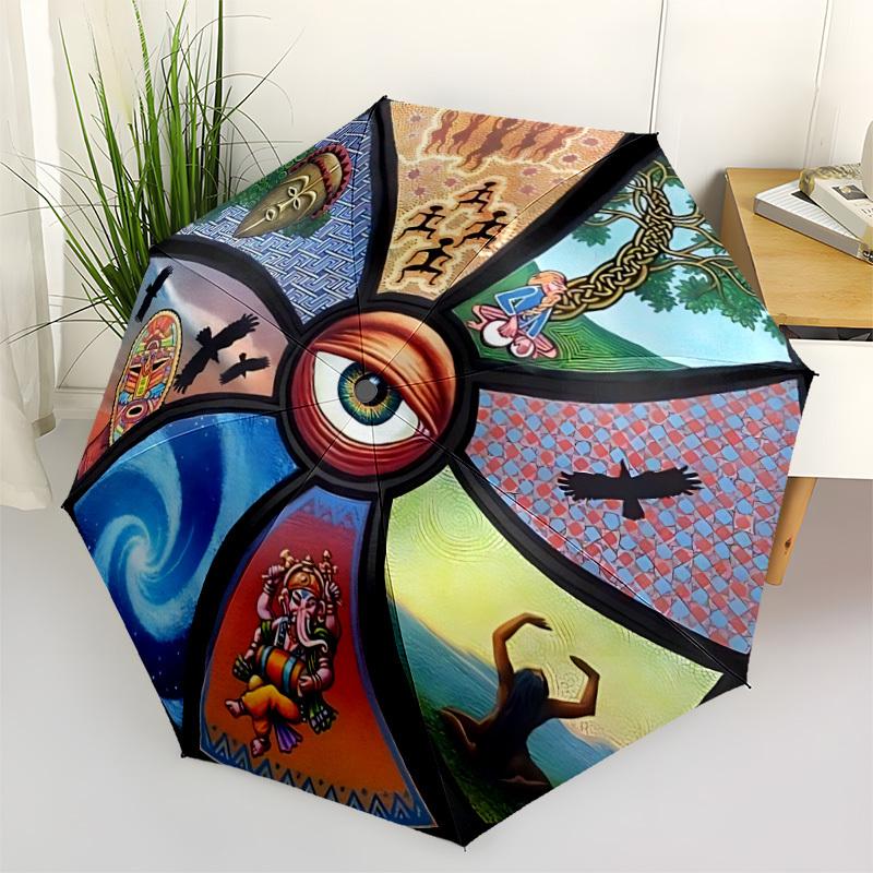 1pc Eye Pattern Automatic Open/Close Umbrella - Portable Collapsible Umbrella with 8-Rib Stability, Fashion Lovers yy251017137
1pc Eye Pattern Automatic Open/Close Umbrella - Portable Collapsible Umbrella with 8-Rib Stability, Fashion Lovers yy251017137