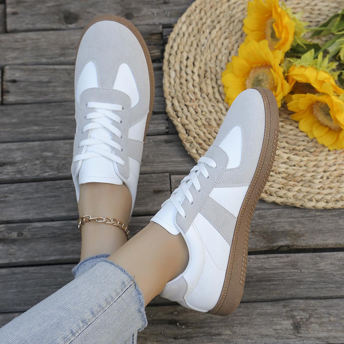 2024 autumn new German training shoes women s soft-soled white shoes retro sports and leisure women s flat baseplate shoes couple shoes 36 серый
2024 autumn new German training shoes women s soft-soled white shoes retro sports and leisure women s flat baseplate shoes couple shoes 36 серый