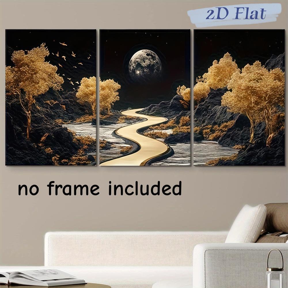 3PC 2D Flat Golden Trees and Birds Decorative Painting Modern Minimalist Living Room Entrance Bedroom Background Wall Hanging Ca (as the picture,20x30cm-3pcs)
3PC 2D Flat Golden Trees and Birds Decorative Painting Modern Minimalist Living Room Entrance Bedroom Background Wall Hanging Ca (as the picture,20x30cm-3pcs)