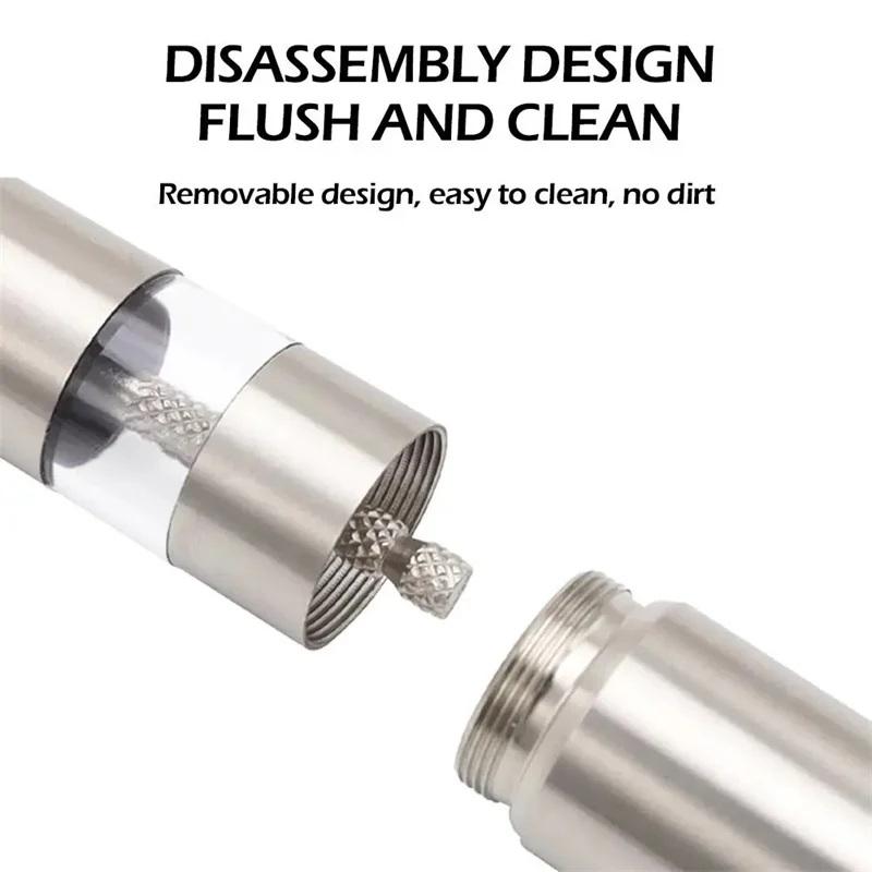 1 Pc Manual Stainless Steel Seasoning Grinding Pepper Mill Salt Pepper Spice Sauce Grinder For Black Pepper Kitchen Accessories
1 Pc Manual Stainless Steel Seasoning Grinding Pepper Mill Salt Pepper Spice Sauce Grinder For Black Pepper Kitchen Accessories