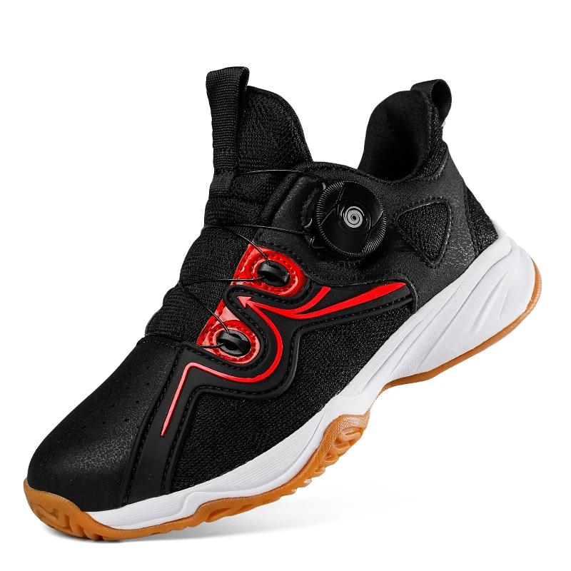 Детская обувь для бадминтона, легкие кроссовки для бадминтона, теннисная обувь для мальчиков и девочек, роскошные теннисные кроссовки, новинка 40