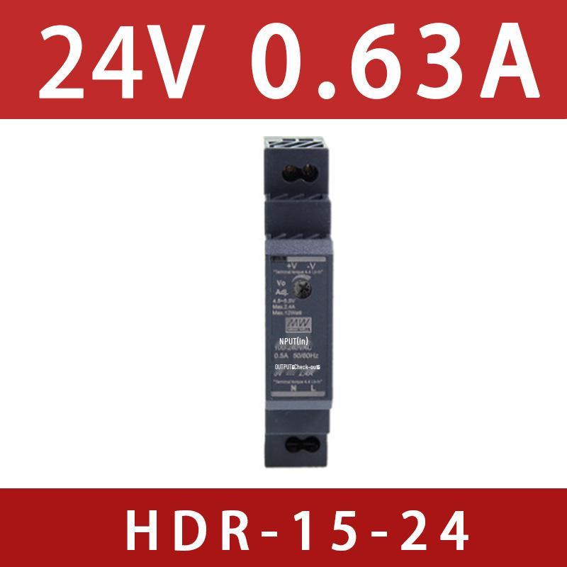 HDR-15 DC імпульсний блок живлення на DIN-рейку 15 Вт, 5/12/15/24/48 В Тонкий DR Ступінчастий
HDR-15 DC імпульсний блок живлення на DIN-рейку 15 Вт, 5/12/15/24/48 В Тонкий DR Ступінчастий