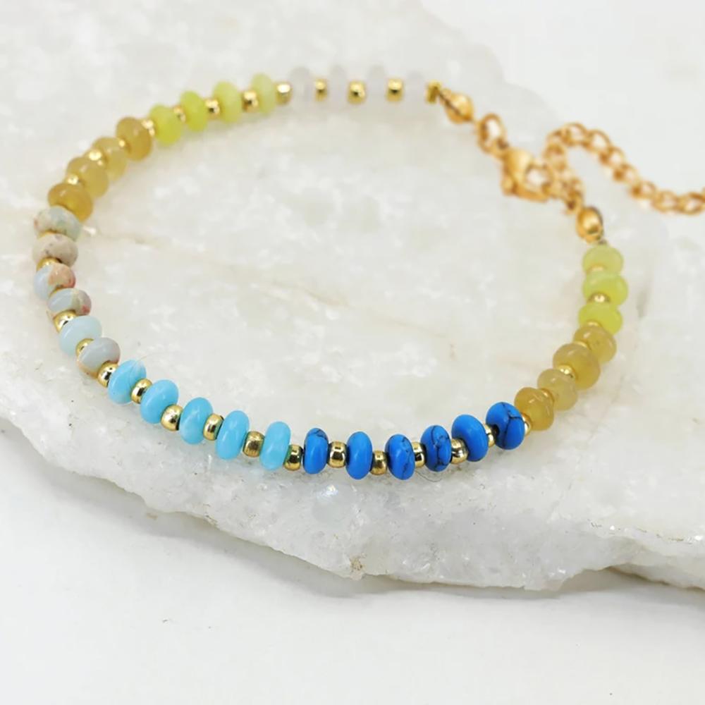 Vlen Boho Beaded Bracelets for Women Colorful Natural Stone Stackable Bracelets Jewelry for Summer Beach Vacation Daily Wear
Vlen Boho Beaded Bracelets for Women Colorful Natural Stone Stackable Bracelets Jewelry for Summer Beach Vacation Daily Wear