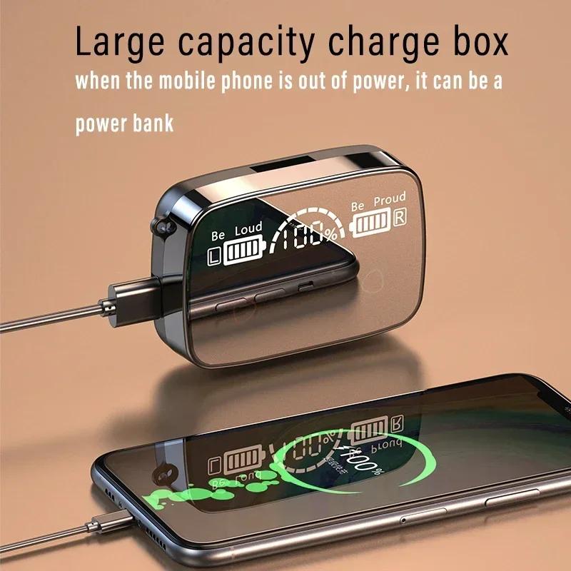 5.3 Bluetooth Stereo Music Earbuds for all phone Earphones IPX5 Waterproof Headsets with Mic HiFi M19 Bluetooth Wireless headset
5.3 Bluetooth Stereo Music Earbuds for all phone Earphones IPX5 Waterproof Headsets with Mic HiFi M19 Bluetooth Wireless headset