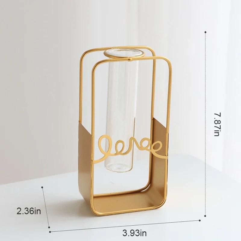 Ваза для цветов в виде бутылки вина в скандинавском стиле с прозрачной стеклянной трубкой, железная художественная композиция из сухих цветов, декоративная настольная гидропонная кашпо
Ваза для цветов в виде бутылки вина в скандинавском стиле с прозрачной стеклянной трубкой, железная художественная композиция из сухих цветов, декоративная настольная гидропонная кашпо