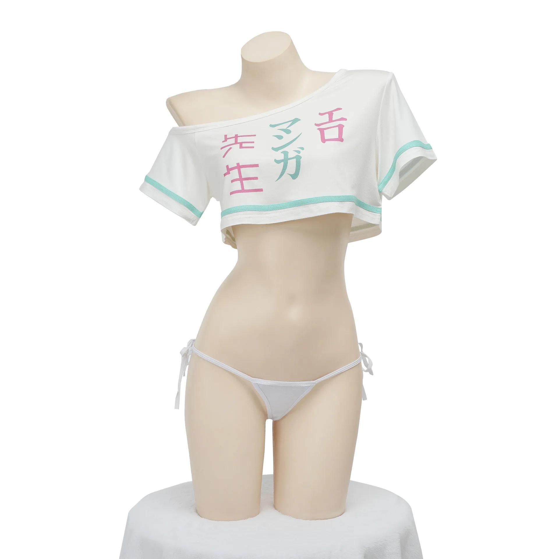 Japanese Anime Izumi Sagiri T-Shirt Pajamas Cosplay Costumes Cute Girl Game Bikini Top Role Play Outfits Underwear Lingerie One Size
Japanese Anime Izumi Sagiri T-Shirt Pajamas Cosplay Costumes Cute Girl Game Bikini Top Role Play Outfits Underwear Lingerie One Size