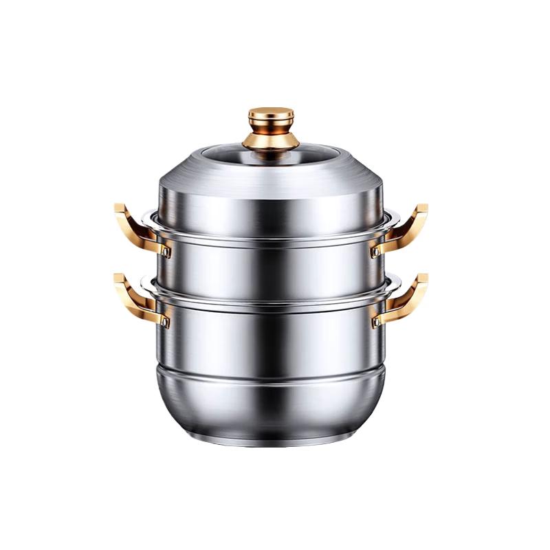 Yingbai 316 Stainless Steel 3-Layer Steamer
Yingbai 316 Stainless Steel 3-Layer Steamer