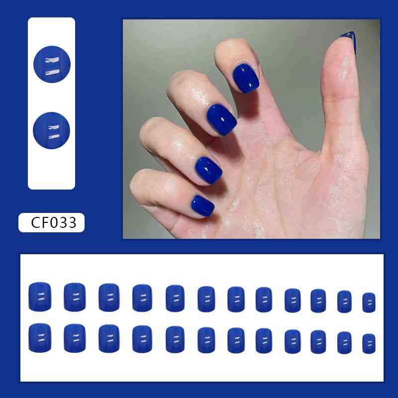 Sweet and Cool White Blue Short European Square Nail Art Fashion Ins Wind Wearing Nail Piece Finished Product Removable
Sweet and Cool White Blue Short European Square Nail Art Fashion Ins Wind Wearing Nail Piece Finished Product Removable