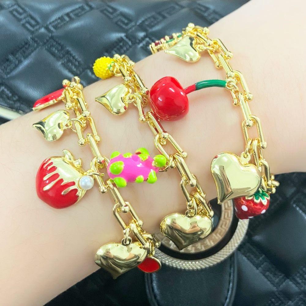 Retro European Style Strawberry Necklace Fruit Series Pitaya Chain Choker Cherry Bracelet Spring Style 6
Retro European Style Strawberry Necklace Fruit Series Pitaya Chain Choker Cherry Bracelet Spring Style 6