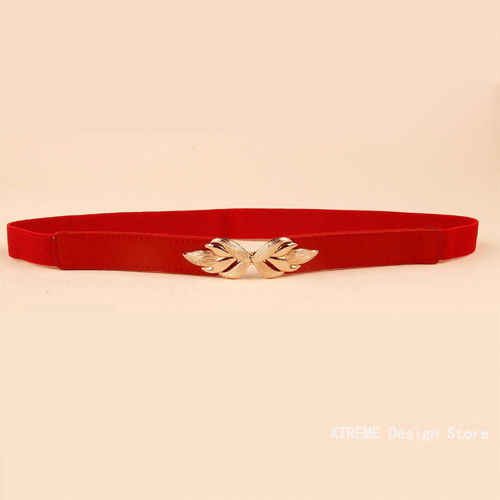 Fashion Leaf Thin Belt Stretch Dress Belt Women Fashion Waist Thin Buckle Waistband for Ladies Belt Decoration Narrow
Fashion Leaf Thin Belt Stretch Dress Belt Women Fashion Waist Thin Buckle Waistband for Ladies Belt Decoration Narrow
