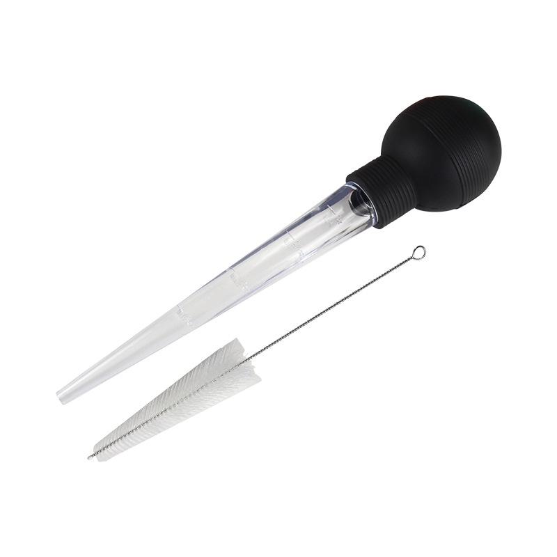 Kitchen Turkey Baster and Oil Injector with Cleaning Brush 29.5x7 cm
Kitchen Turkey Baster and Oil Injector with Cleaning Brush 29.5x7 cm
