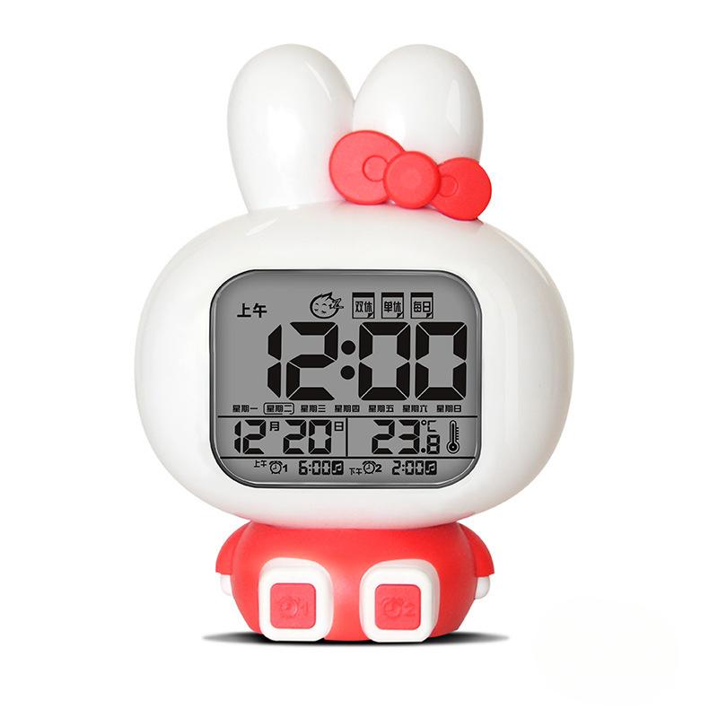 Rabbit Charging Silent Luminous Lazy Cartoon Child Student Using Alarm Clock Alarm Clock Bedside Clock Perpetual Calendar
Rabbit Charging Silent Luminous Lazy Cartoon Child Student Using Alarm Clock Alarm Clock Bedside Clock Perpetual Calendar