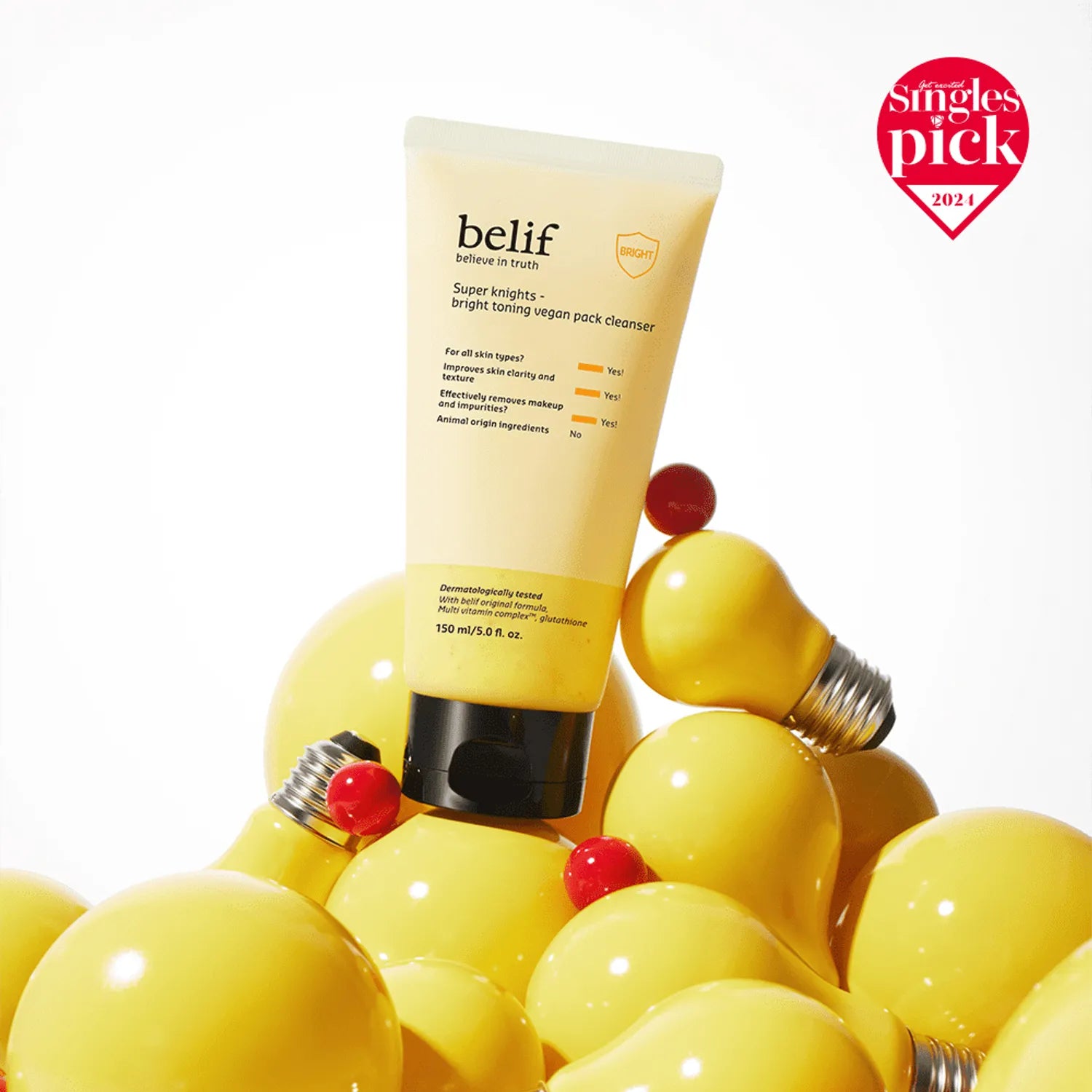 belif Super Knights Brightening Toning Vegan Pack Cleanser 150ml 150ml
belif Super Knights Brightening Toning Vegan Pack Cleanser 150ml 150ml