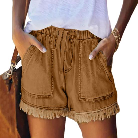 Жіночі шорти з еластичним поясом із середньою посадкою. Широкі кишені на шнурках. Вбирають піт. Однотонні манжети. Спортивні шорти. Вуличний одяг. L хакі
Жіночі шорти з еластичним поясом із середньою посадкою. Широкі кишені на шнурках. Вбирають піт. Однотонні манжети. Спортивні шорти. Вуличний одяг. L хакі