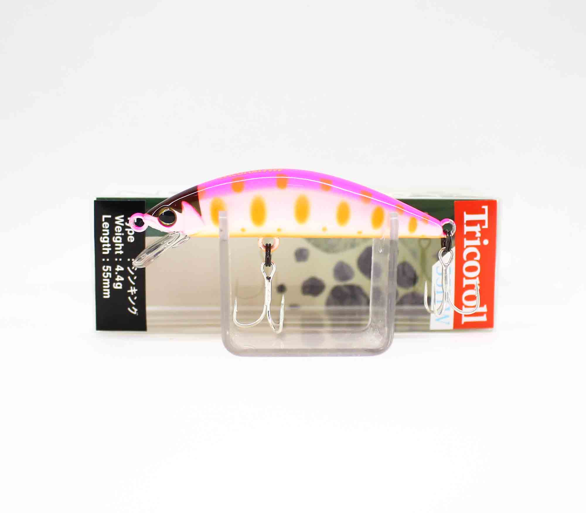 Jackall Timon Tricoroll Ryushin 55 HW Тонущая приманка Розово-коричневая голова (7682)
Jackall Timon Tricoroll Ryushin 55 HW Тонущая приманка Розово-коричневая голова (7682)