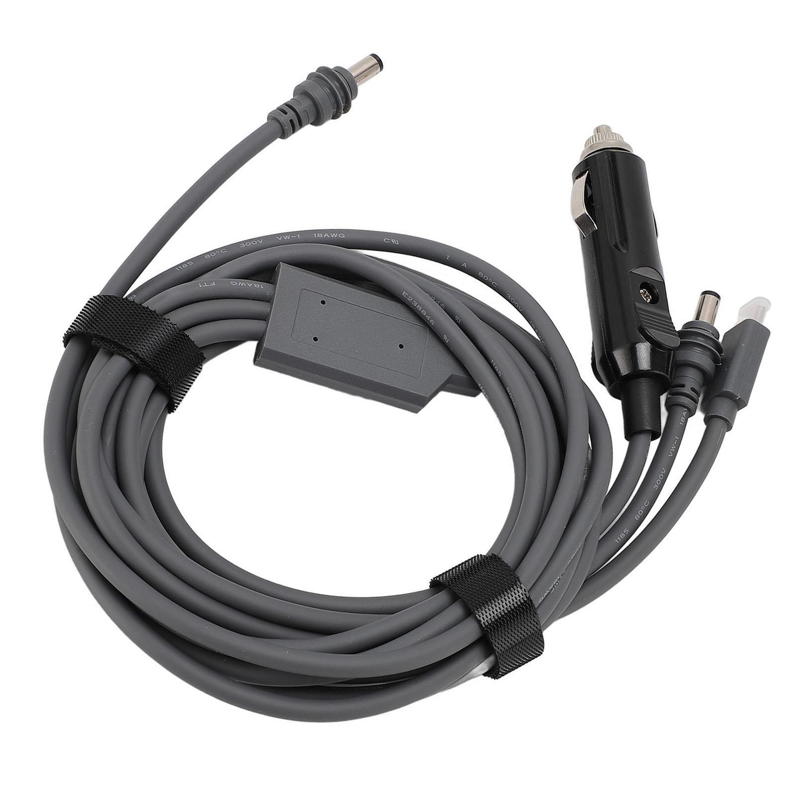 3 в 1 кабель питания DC Male Plug to Type C PD100W автомобильный зарядный шнур адаптер для мини-спутникового устройства M(for 4-6.5kg)
3 в 1 кабель питания DC Male Plug to Type C PD100W автомобильный зарядный шнур адаптер для мини-спутникового устройства M(for 4-6.5kg)