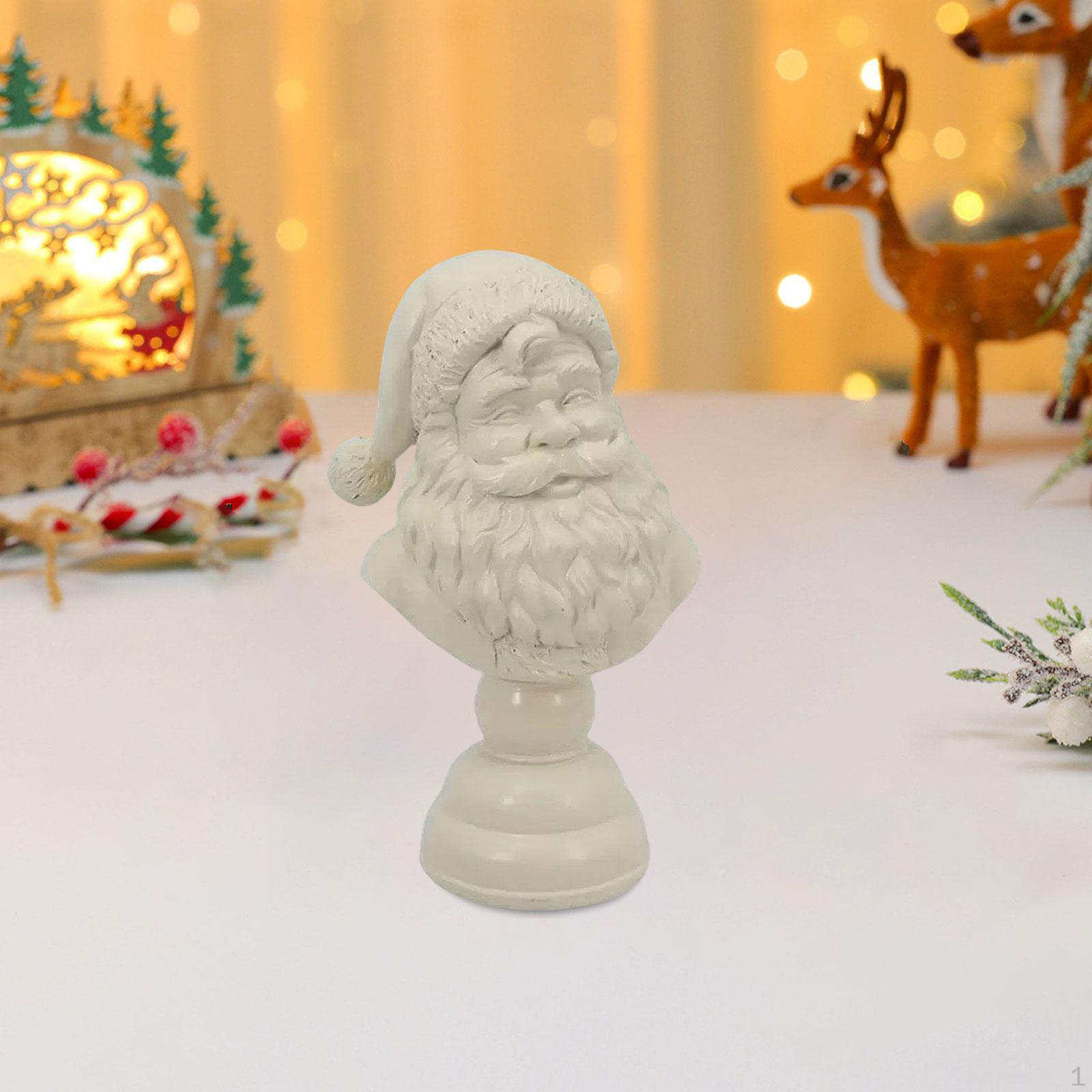Santa Claus Half Body Statue Christmas Decoration Collectible Crafts Sculpture for Office Party 6x6x15cm
Santa Claus Half Body Statue Christmas Decoration Collectible Crafts Sculpture for Office Party 6x6x15cm