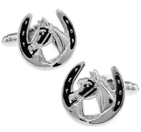 Black Semi-Circular Horse Head Cufflinks and Shirt Studs - A5017 чёрный
Black Semi-Circular Horse Head Cufflinks and Shirt Studs - A5017 чёрный