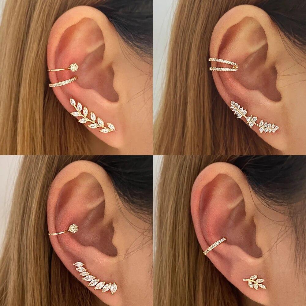 Bohemian NO Piercing Crystal Rhinestone Ear Cuff Earrings For Women Wrap Stud Clip Earrings Girl Trendy Earrings Jewelry Bijoux
Bohemian NO Piercing Crystal Rhinestone Ear Cuff Earrings For Women Wrap Stud Clip Earrings Girl Trendy Earrings Jewelry Bijoux