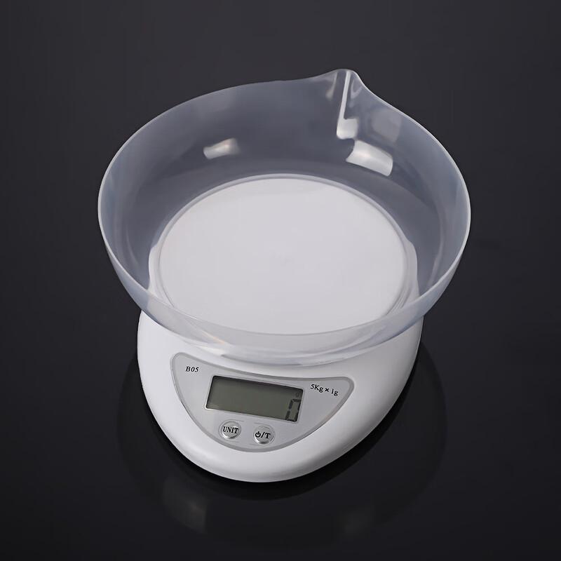 OUOETY Цифровые кухонные весы для продуктов с чашей, точность 5 кг/1 г
OUOETY Цифровые кухонные весы для продуктов с чашей, точность 5 кг/1 г