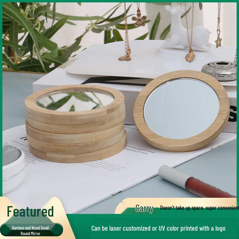 Portable Bamboo Pocket Mirror - Engraved Round Mini Beauty Accessory 0.7CM Side Press No Formaldehyde Presale
Portable Bamboo Pocket Mirror - Engraved Round Mini Beauty Accessory 0.7CM Side Press No Formaldehyde Presale