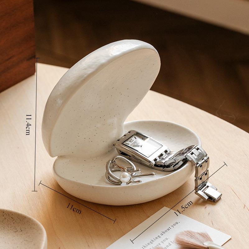 Ceramic Shell Jewelry Displays Rack Necklace Eardrop Storage Box Desktop Rings Showcase Stand Jewellery Trinket Organizer Case білий
Ceramic Shell Jewelry Displays Rack Necklace Eardrop Storage Box Desktop Rings Showcase Stand Jewellery Trinket Organizer Case білий