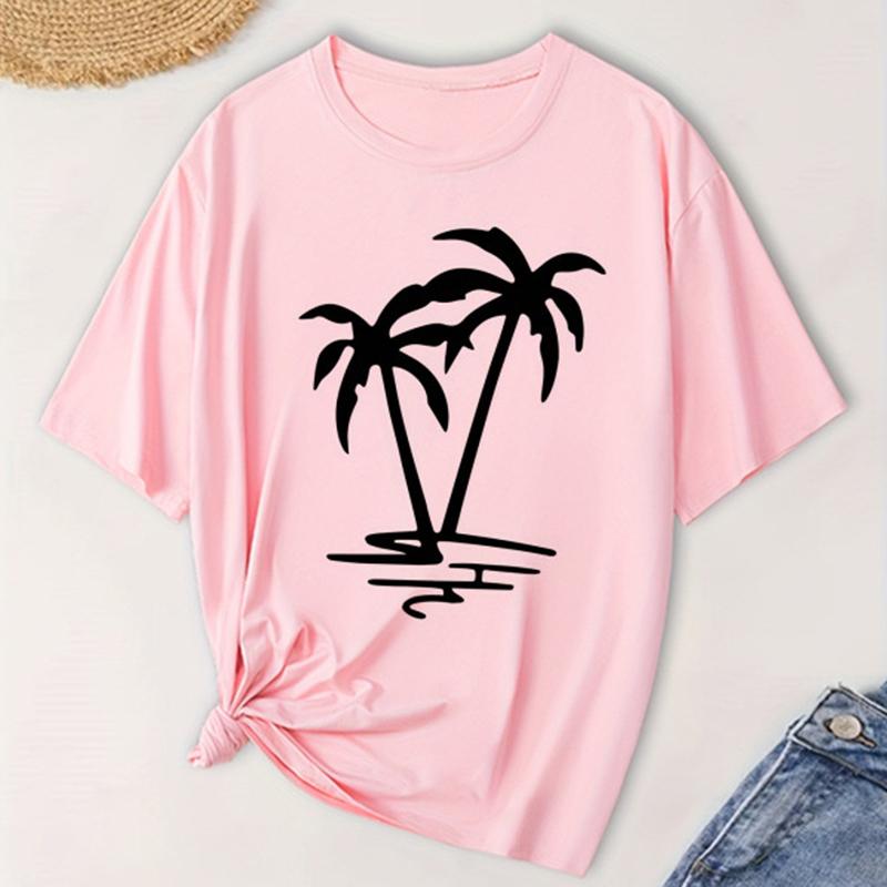 Женская модная футболка с коротким рукавом, летняя, с принтом кокосовой пальмы, повседневная XXXL
Женская модная футболка с коротким рукавом, летняя, с принтом кокосовой пальмы, повседневная XXXL