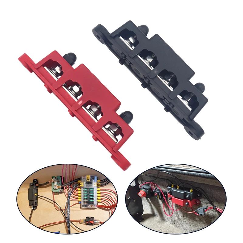 4 Stud Bus BAR Power Distribution Block for Marine Battery Terminals 12v Power Ground Terminal Block Battery Terminals BusBar
4 Stud Bus BAR Power Distribution Block for Marine Battery Terminals 12v Power Ground Terminal Block Battery Terminals BusBar