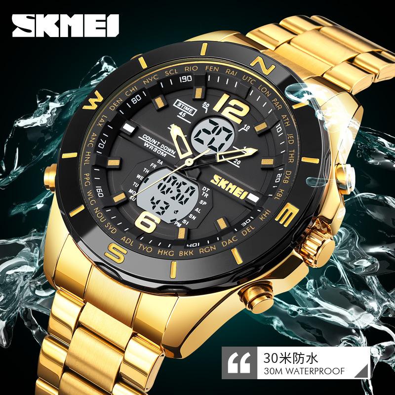 Fashion outdoor button type men s sports steel belt electronic watch pin buckle waterproof men s watch
Fashion outdoor button type men s sports steel belt electronic watch pin buckle waterproof men s watch