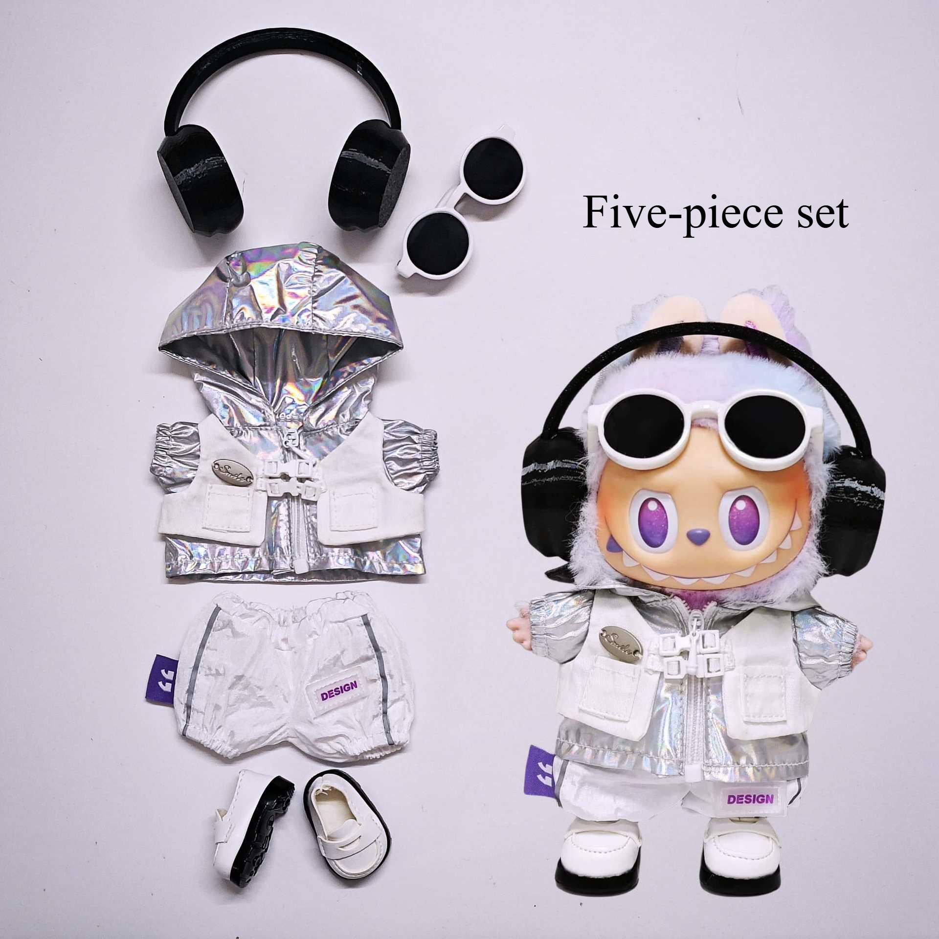 Новый набор тренча и обуви Лабубу Модная серебристая одежда для куклы baby clothes only, excluding dolls.
Новый набор тренча и обуви Лабубу Модная серебристая одежда для куклы baby clothes only, excluding dolls.