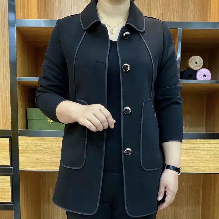 2025 Autumn Trendy Elegant Slimming Solid Color Small Square Neck Jacket for Mothers 3XL чёрный
2025 Autumn Trendy Elegant Slimming Solid Color Small Square Neck Jacket for Mothers 3XL чёрный