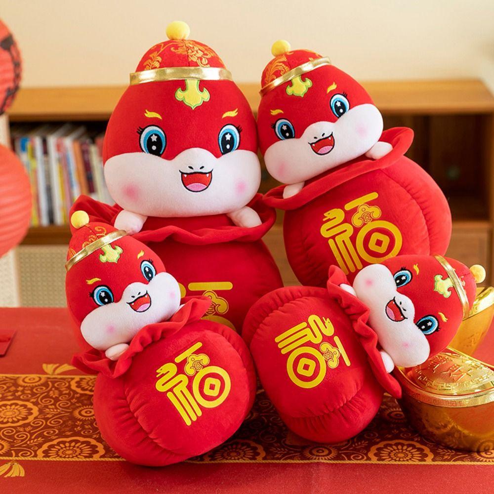 Lucky Bag Snake Year Mascot Toy Stuffed Animal Lucky Snake Doll Plushies Girls Toys 25cm красный
Lucky Bag Snake Year Mascot Toy Stuffed Animal Lucky Snake Doll Plushies Girls Toys 25cm красный