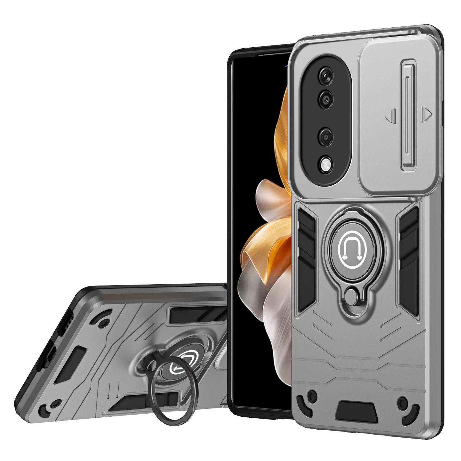 For Honor X7b 4G/90 Smart Case Lens Shield Kickstand PC+TPU Phone Cover Grey
For Honor X7b 4G/90 Smart Case Lens Shield Kickstand PC+TPU Phone Cover Grey