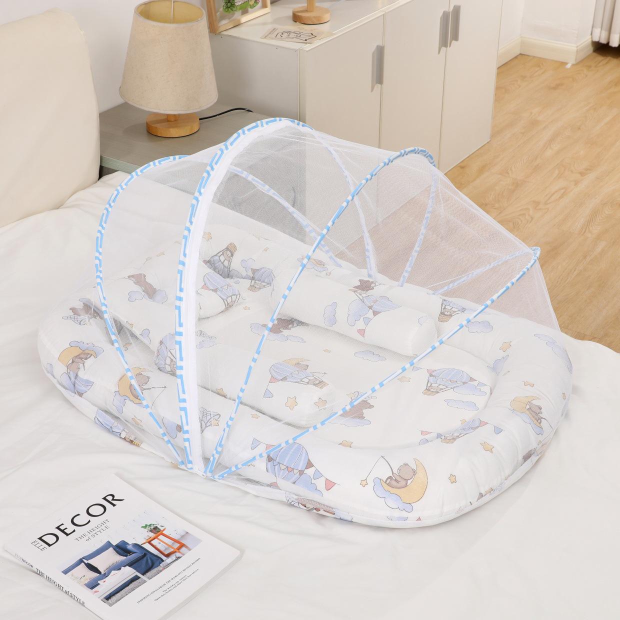 Portable Newborn Bionic Sleeping Mat with Mosquito Net for Crib or Bed
Portable Newborn Bionic Sleeping Mat with Mosquito Net for Crib or Bed