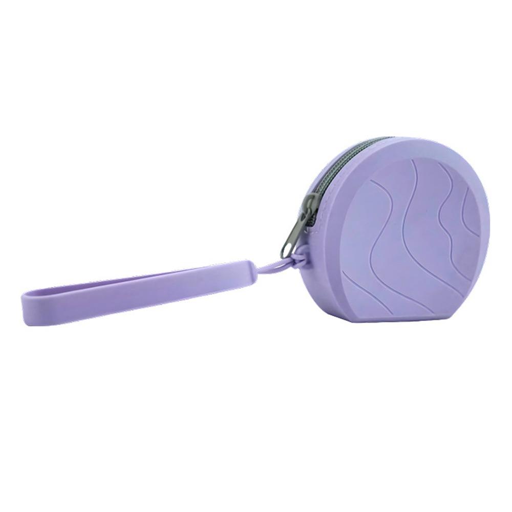 Силиконовый дорожный чехол на молнии, сумка для наушников, портативная косметичка фиолетовый
Силиконовый дорожный чехол на молнии, сумка для наушников, портативная косметичка фиолетовый