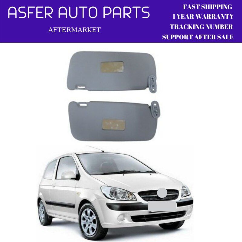 For Hyundai Getz 2003-2011 Inner Sun Visor Left Right 2 Piece Set Gray High Quality Makeup Mirror OEM 852201C670DU
For Hyundai Getz 2003-2011 Inner Sun Visor Left Right 2 Piece Set Gray High Quality Makeup Mirror OEM 852201C670DU