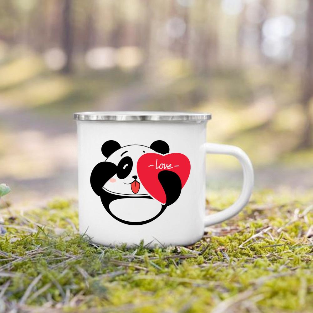 Panda Love Mug Decor Camping Enamel Mug Girlfriend Gift Ideas Cute Coffee Mug Panda Gifts Camper Birthday Gifts for Friend 360ml
Panda Love Mug Decor Camping Enamel Mug Girlfriend Gift Ideas Cute Coffee Mug Panda Gifts Camper Birthday Gifts for Friend 360ml