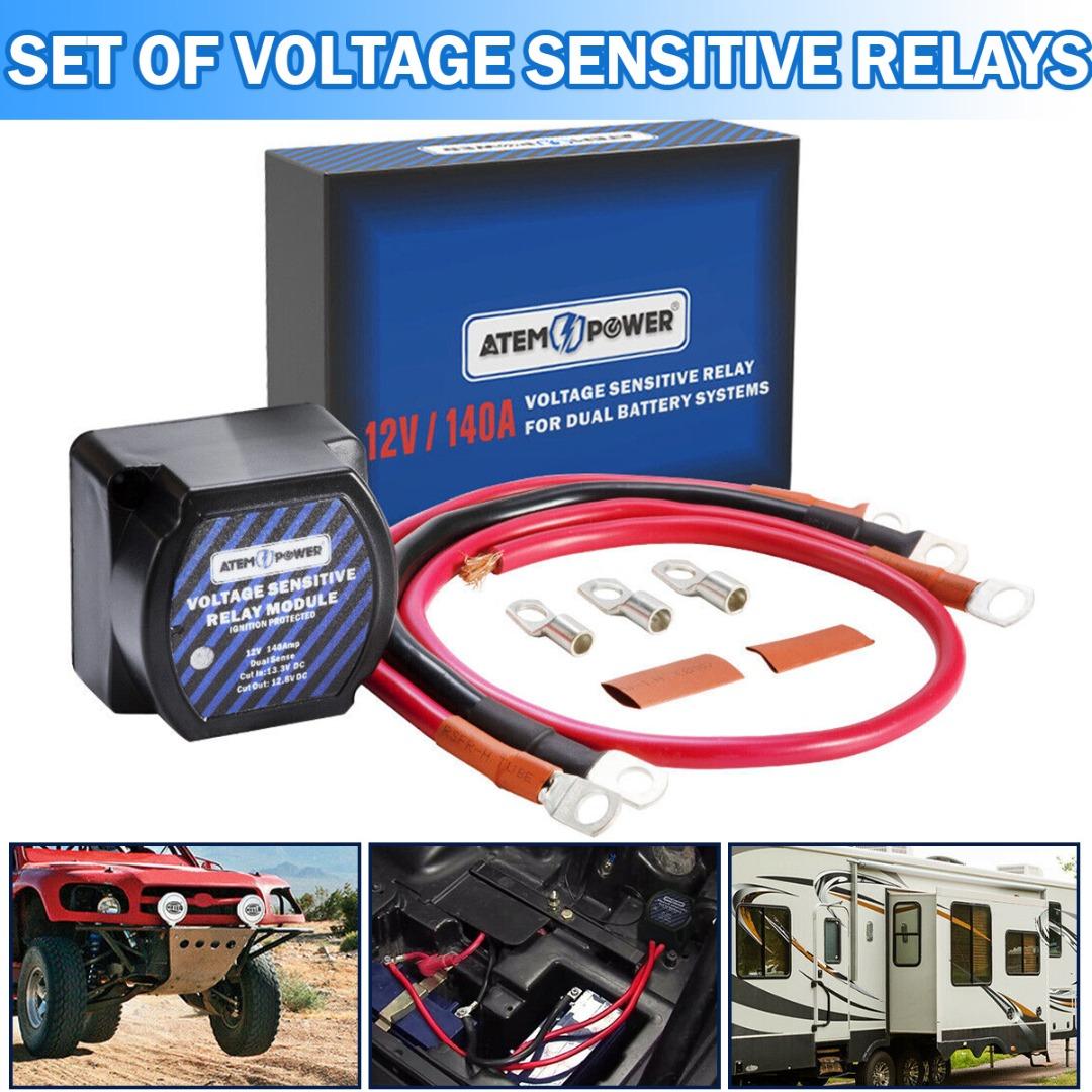 Dagu 12V Двойная батарея Система Изолятор 140AMP Чувствительный к напряжению релейный переключатель VSR
Dagu 12V Двойная батарея Система Изолятор 140AMP Чувствительный к напряжению релейный переключатель VSR
