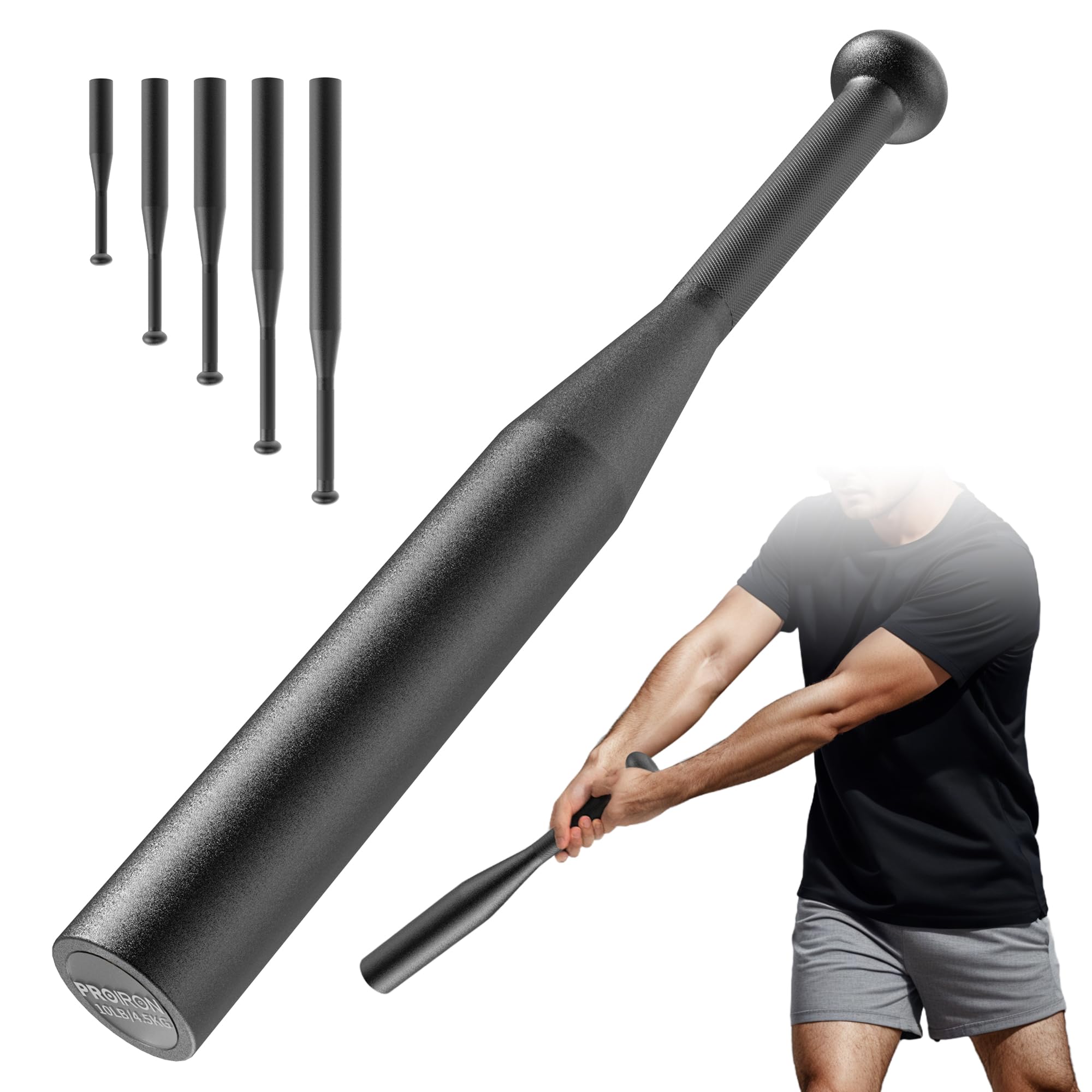 PROIRON 5 фунтів (2,3 кг) Сталевий Булаву Вага, Індійський Булаву Дзвін, Гиря для Домашнього Залу Фітнес Тренування Вправи, Чорний
PROIRON 5 фунтів (2,3 кг) Сталевий Булаву Вага, Індійський Булаву Дзвін, Гиря для Домашнього Залу Фітнес Тренування Вправи, Чорний